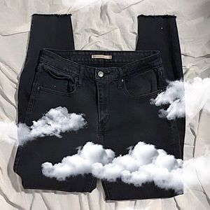 Levis 721 Cropped High Rise Skinny